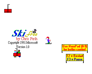 ski free game ski free game