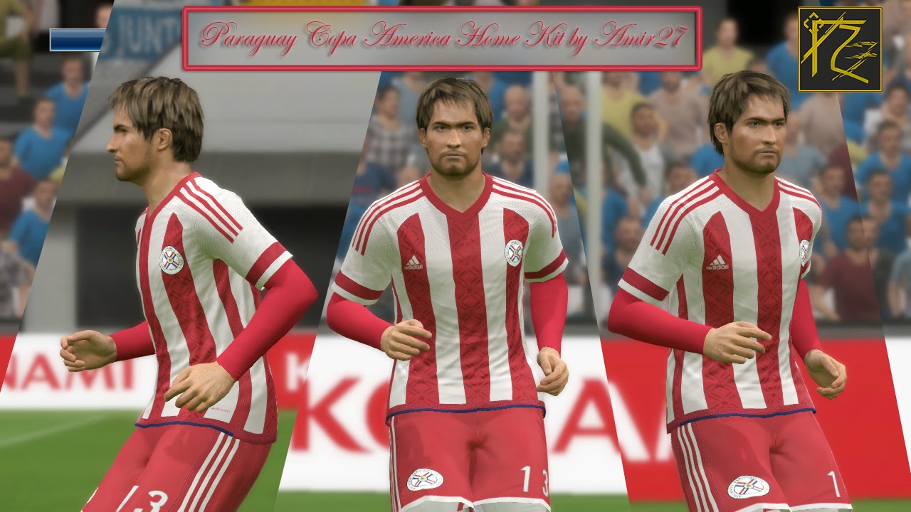 PES 2015 Paraguay Copa America Home Kit