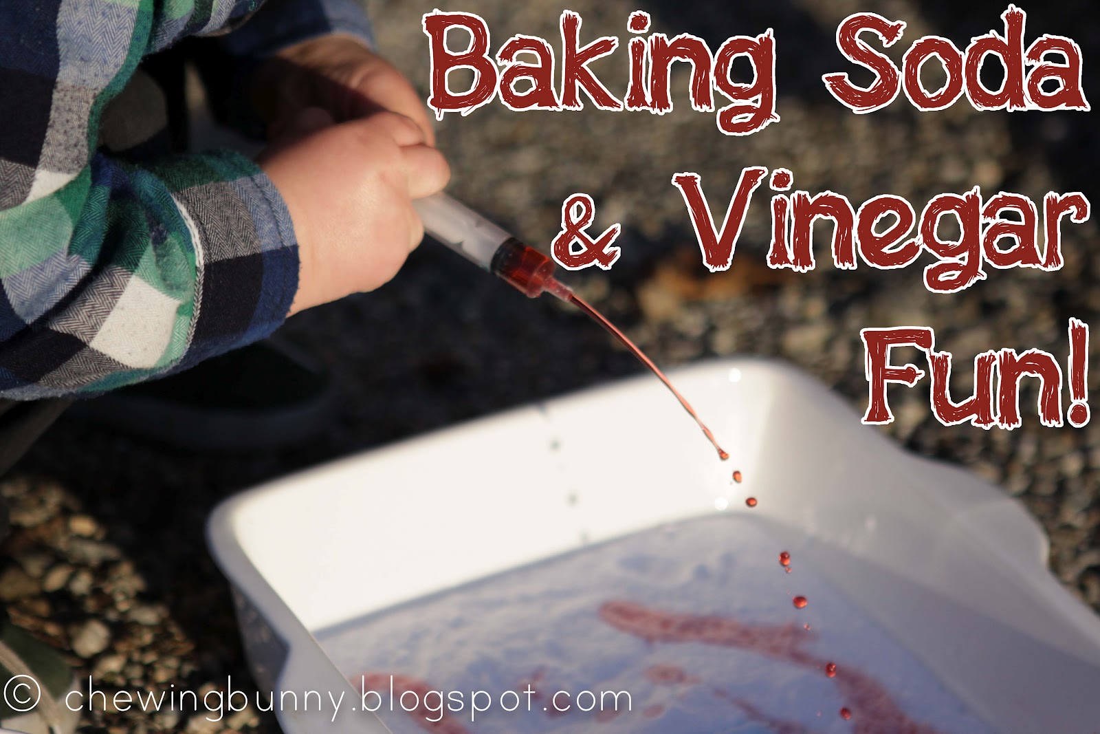 Chewing Bunny Homemade Toy Baking Soda & Vinegar