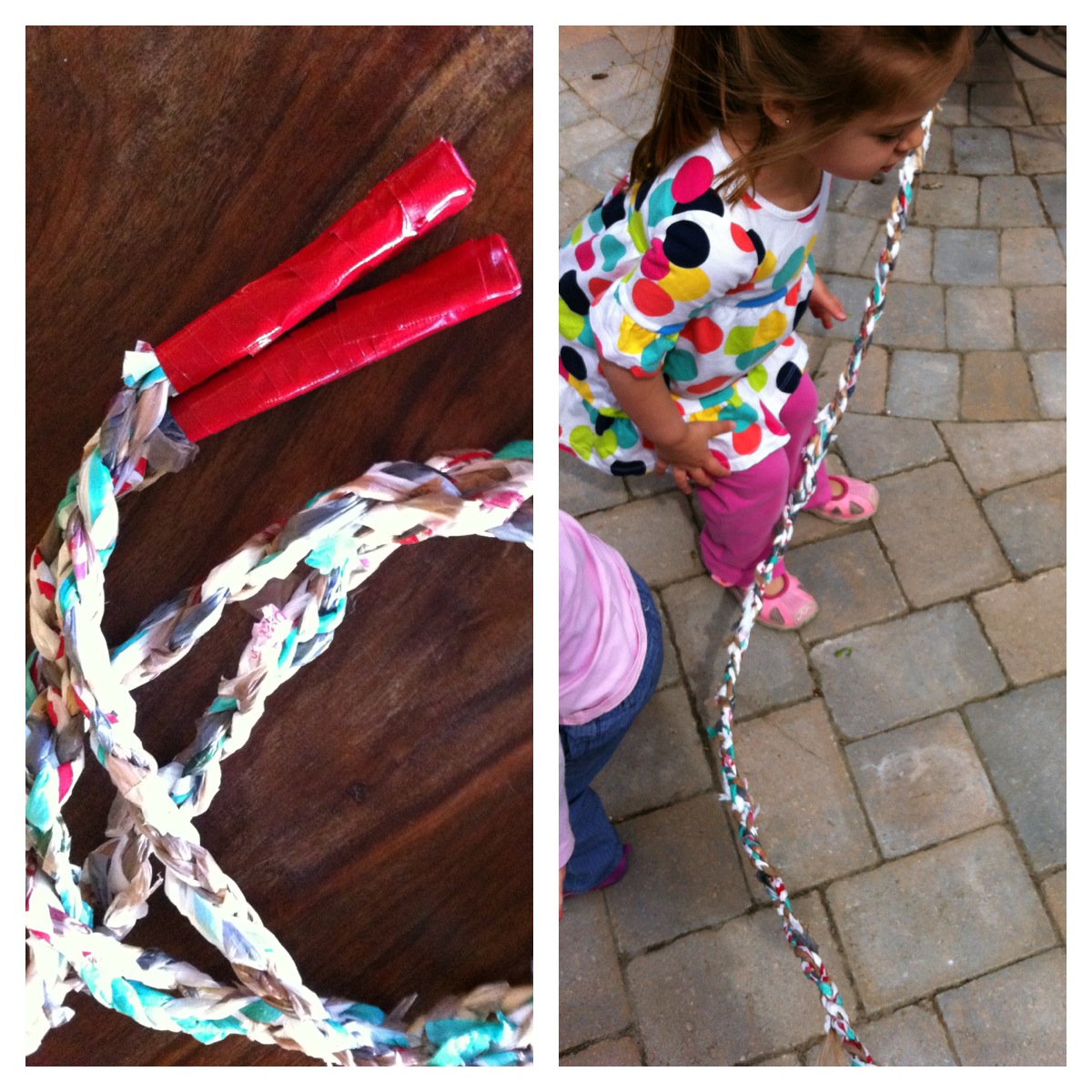 A Childhood List 105) DIY Plastic Bag Jump Rope