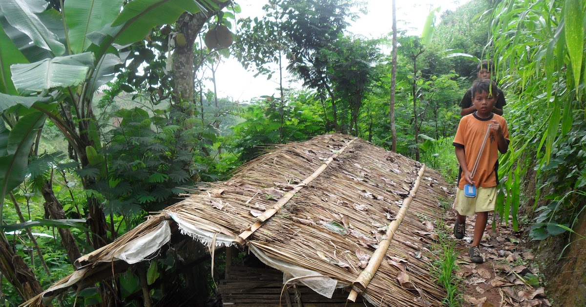 Gubug tempat singgah dan pikul repek dari ladang. Desa