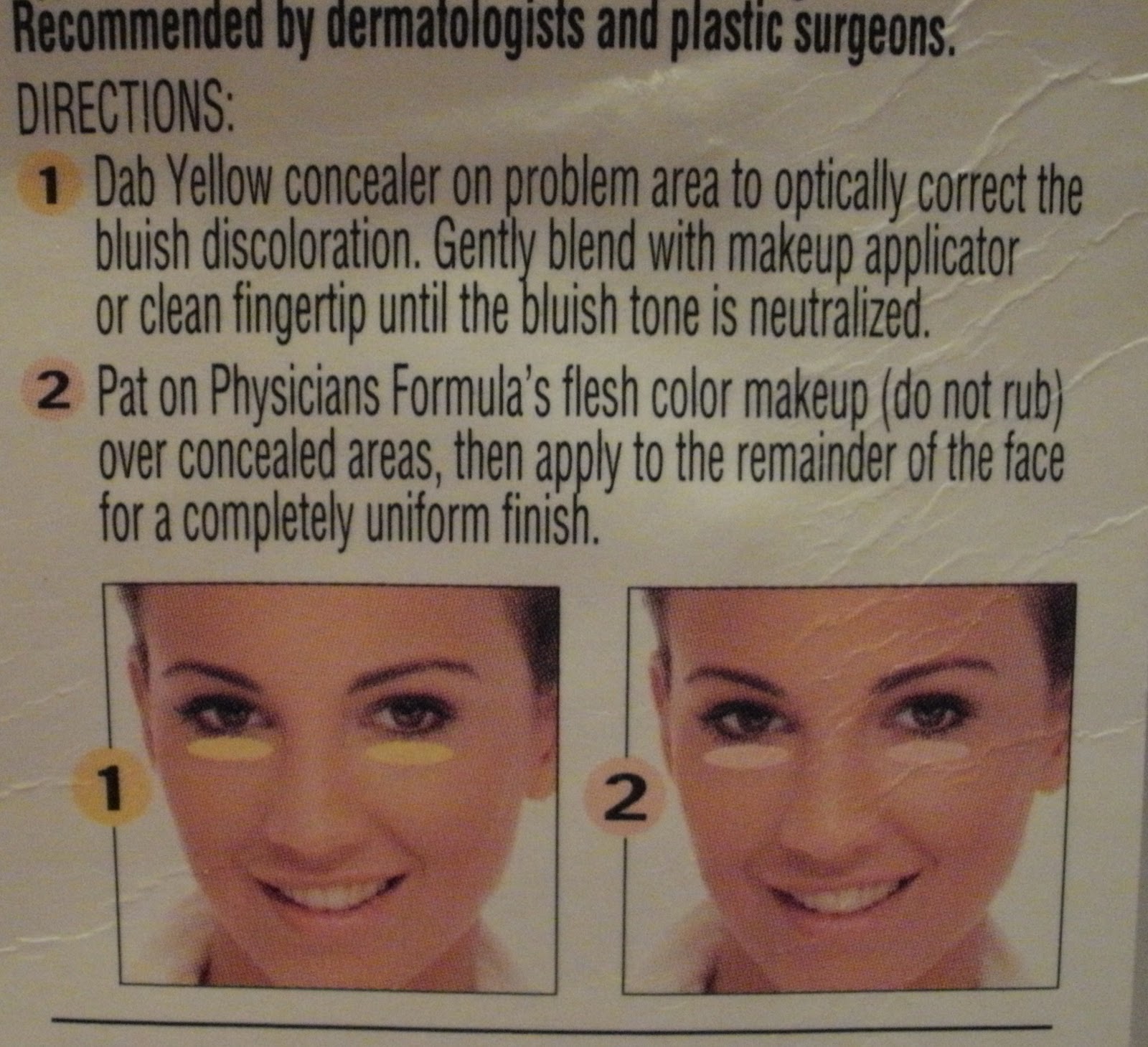 Dear Makeup Diary Physician's Formula Yellow Concealer Stick Review
