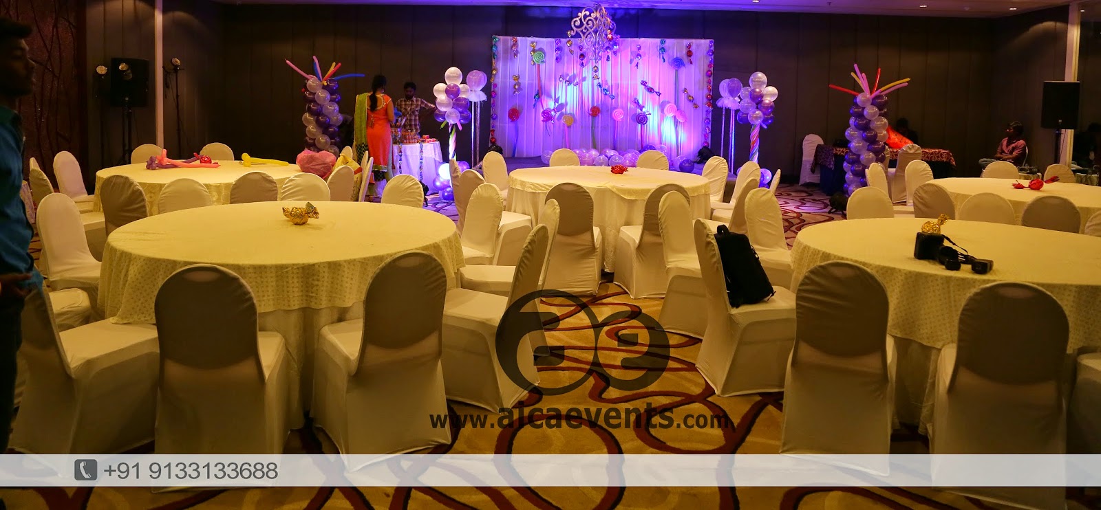 Aicaevents India Candy Crush Theme Birthday Party