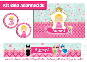 Kit Festa Princesa Aurora