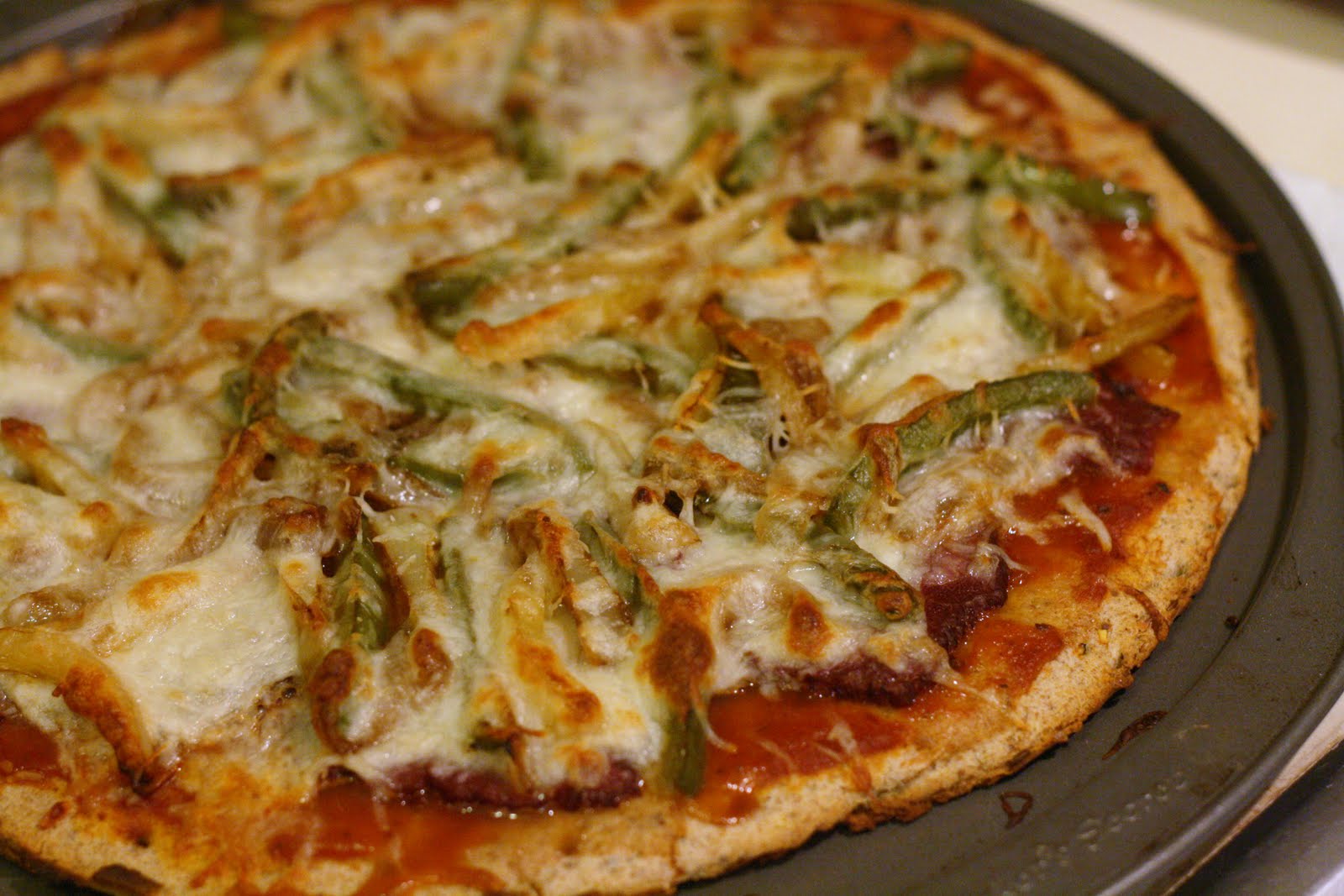 Laine's Recipe Box Smoked Beef Pizza