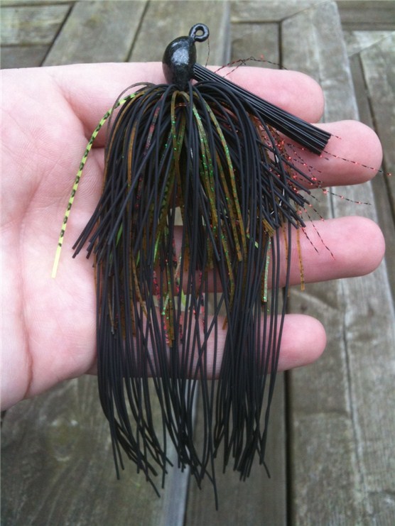 Bass Junkies Fishing Addiction Living Rubber Mop Jigs are Mopping up