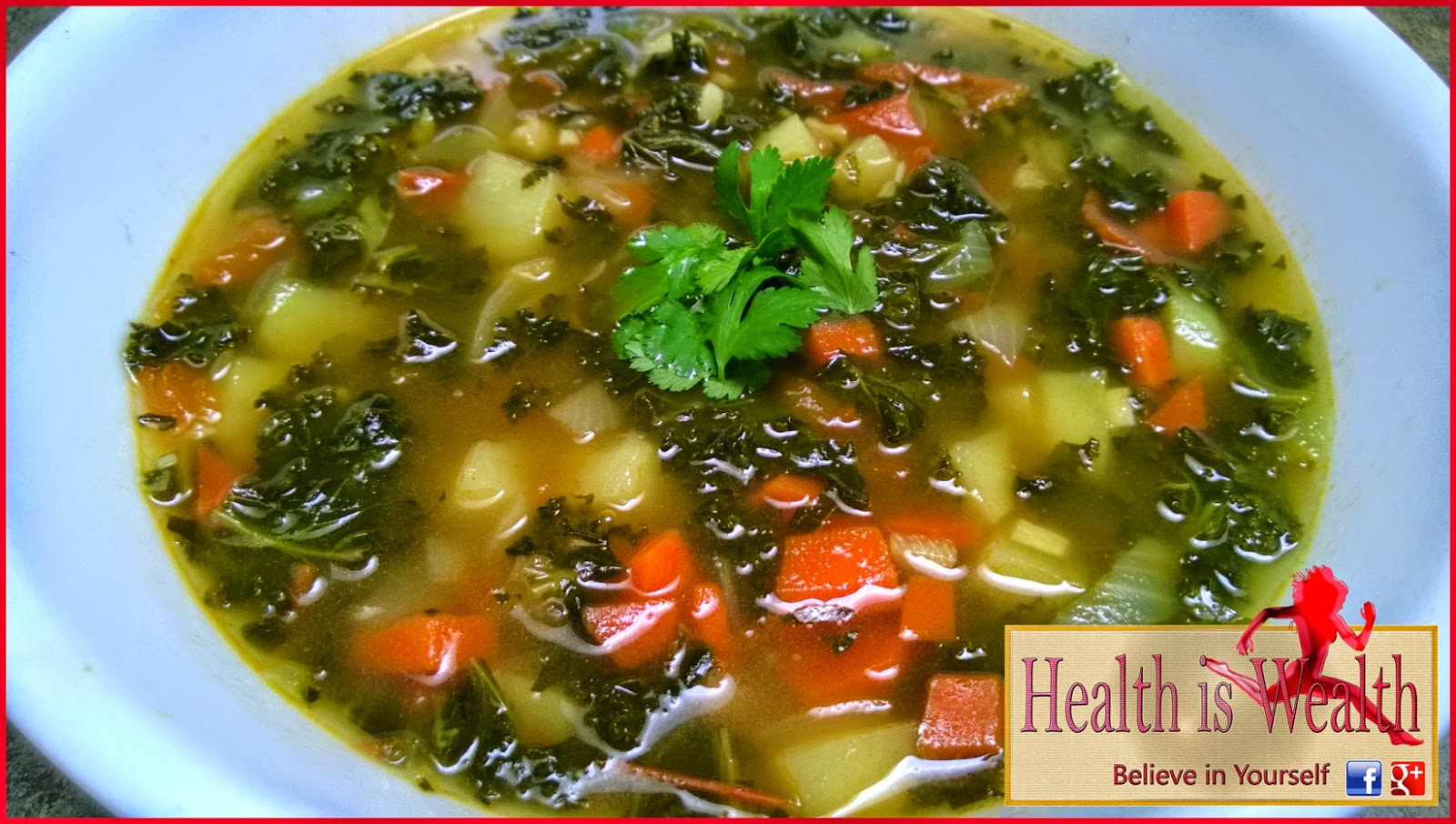 Strong and Beyond The Best Super Energy Kale Soup Recipe You've Ever