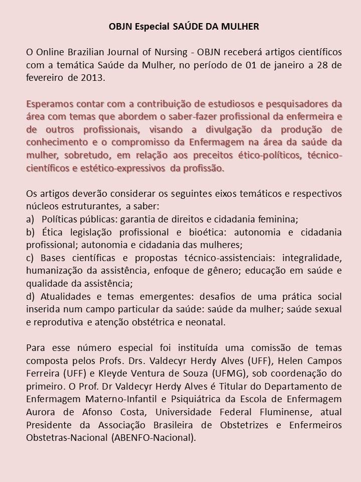 Artigo sobre saude