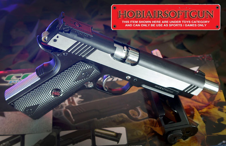 Airsoft Gun Malaysia WinGun Sport Combat 1911 Full Metal Co2 2T