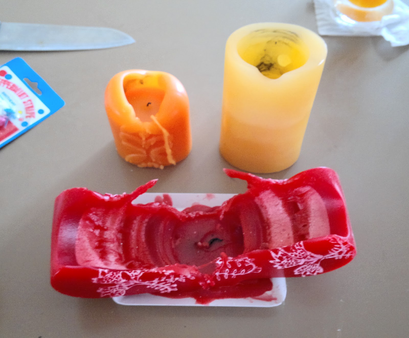 Mille Feuille Leftover Candle Wax