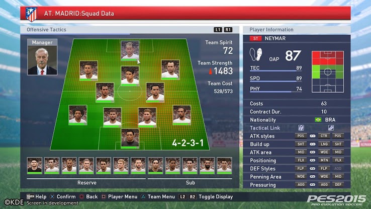 PES Pro Evolution Soccer 2015 Terbaru Full Version Formasi PES 2015