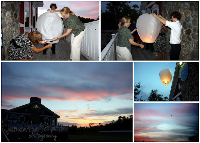 lighting sky lantern