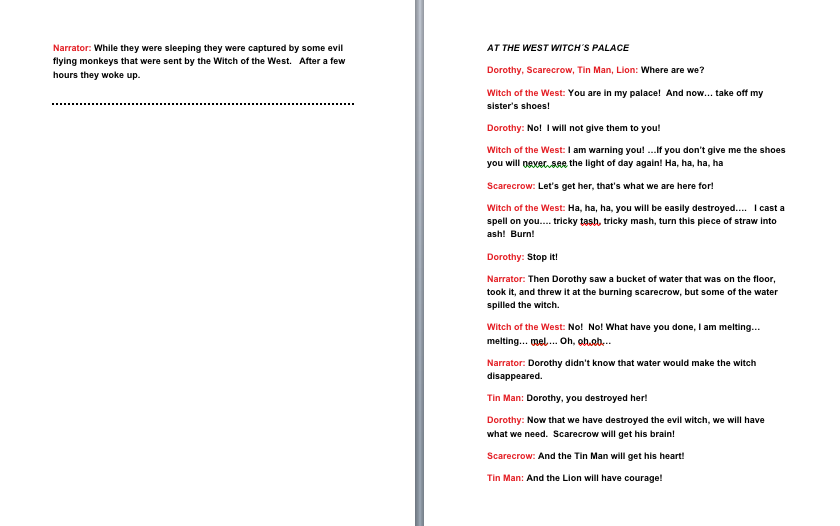 free wizard of oz script for play free wizard of oz script for play