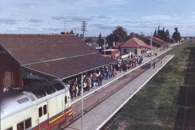 1989  FFCC GENERAL URQUIZA - Estación Federal, (Entre Ríos)