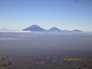 View from Mt Merapi.