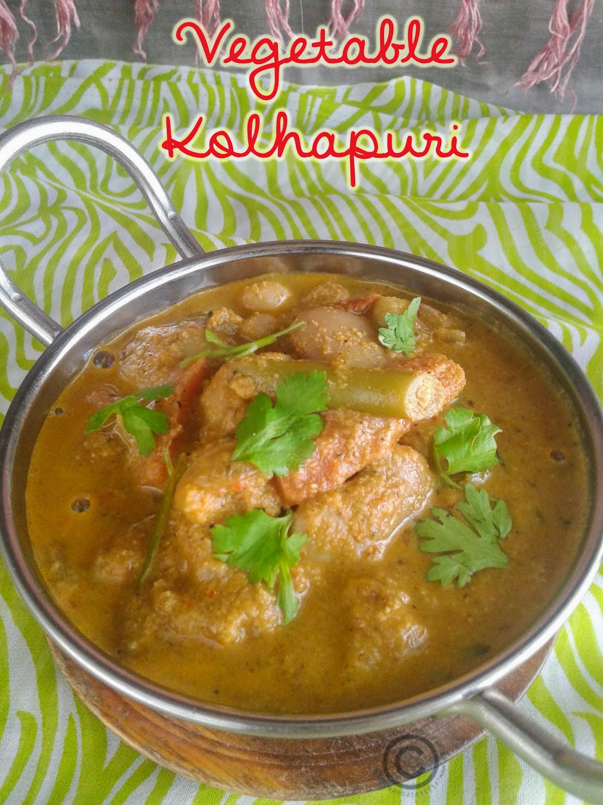 VIRUNTHU UNNA VAANGA VEGETABLE KOLHAPURI I NORTH INDIAN GRAVY I SIDE