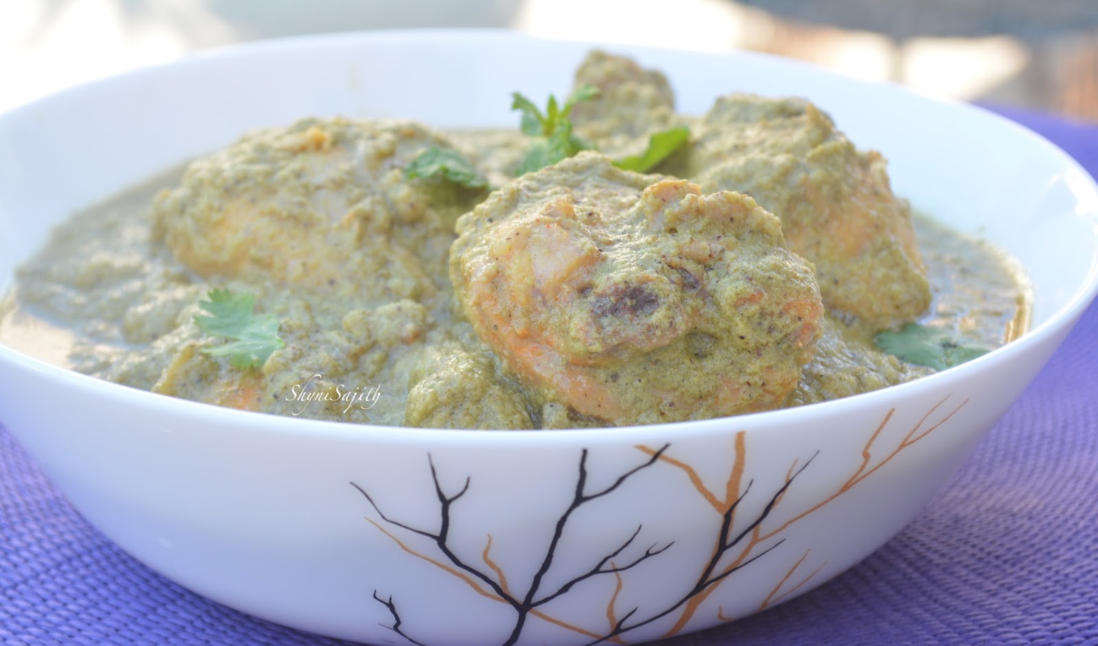 My Cooking Experiments......... Goan Green Chicken Curry