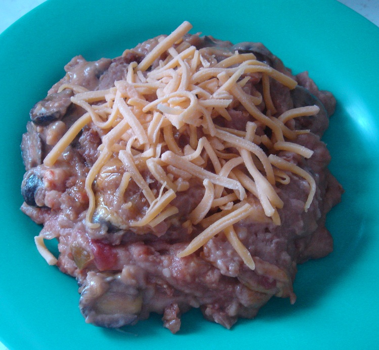 Lazy Chef Recipes Refried Bean Dip, aka Mexican Glop