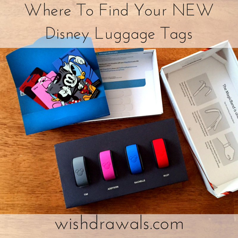 Wishdrawals Travel Where to Find Your NEW Disney Luggage Tags!
