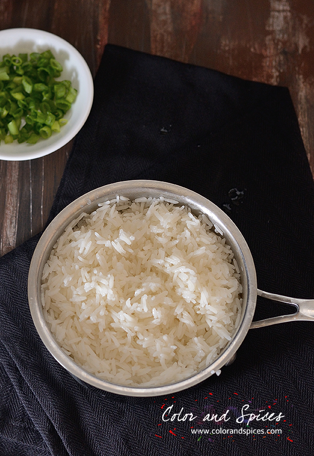 Color and Spices How to cook jasmine rice...