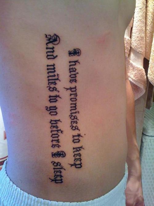 quote tattoos for men on ribs. Tattoo Quotes