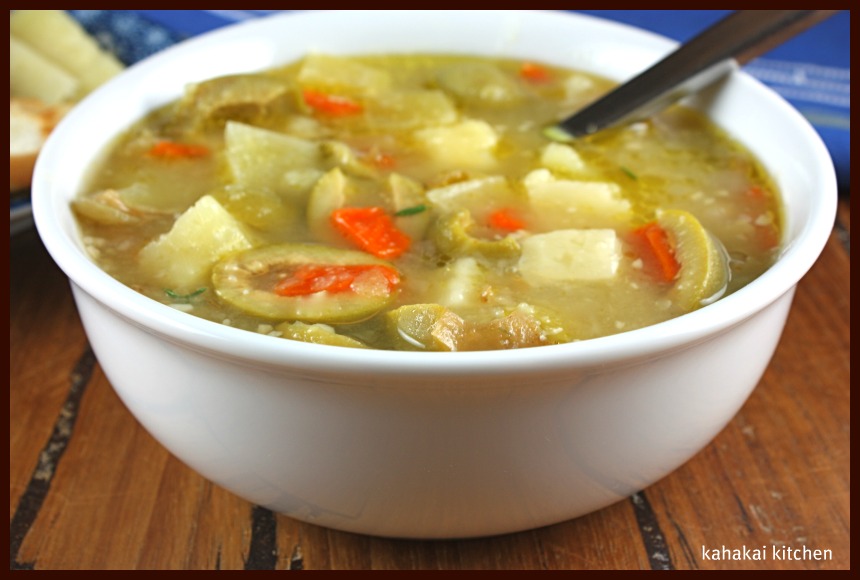 Kahakai Kitchen Spanish Potato and Green Olive Soup & a Review of 50