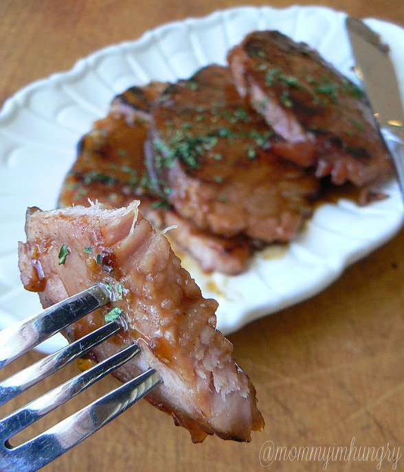 MIH Recipe Blog Link up! Flavorful Fridays! Ham Steaks with Brown
