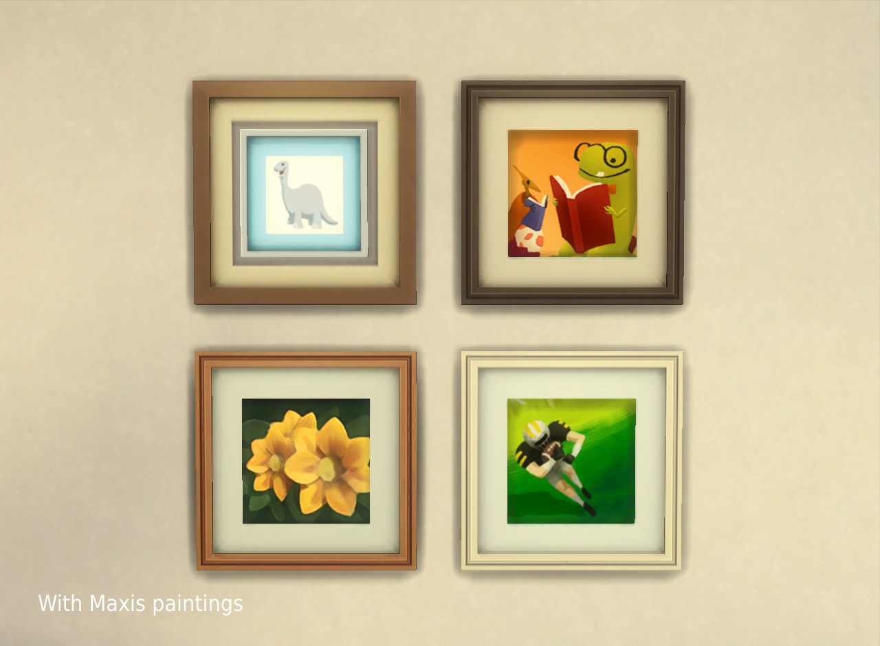 My Sims 4 Blog Painting Frames by Plasticbox