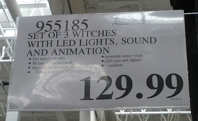  Deal for a Set of 3 Animated Witches with Lights and Sounds at Costco