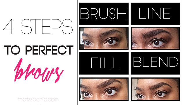 4 steps to perfect brows, beauty tips, brow tips