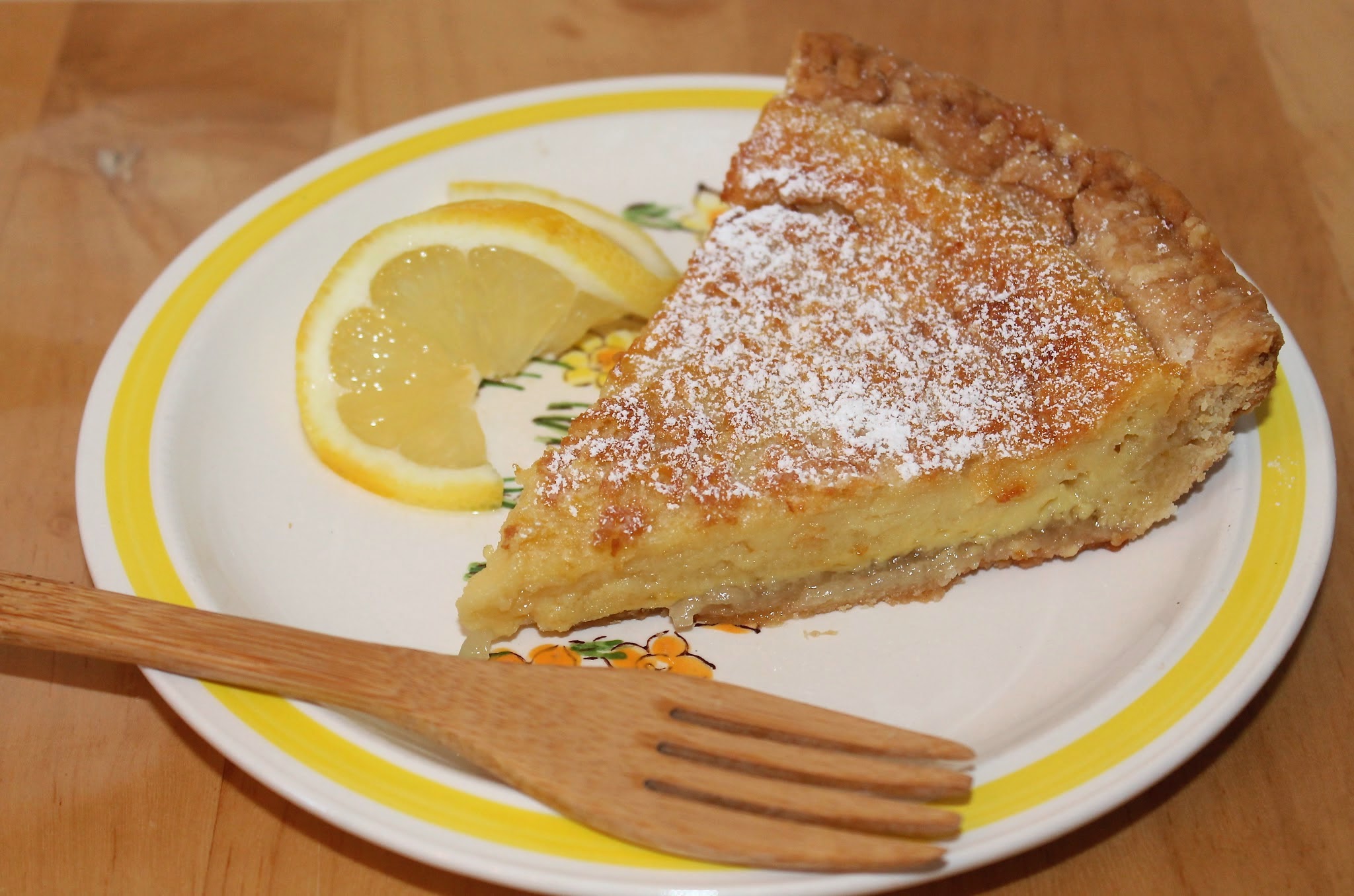 Savory Moments Lemon buttermilk pie