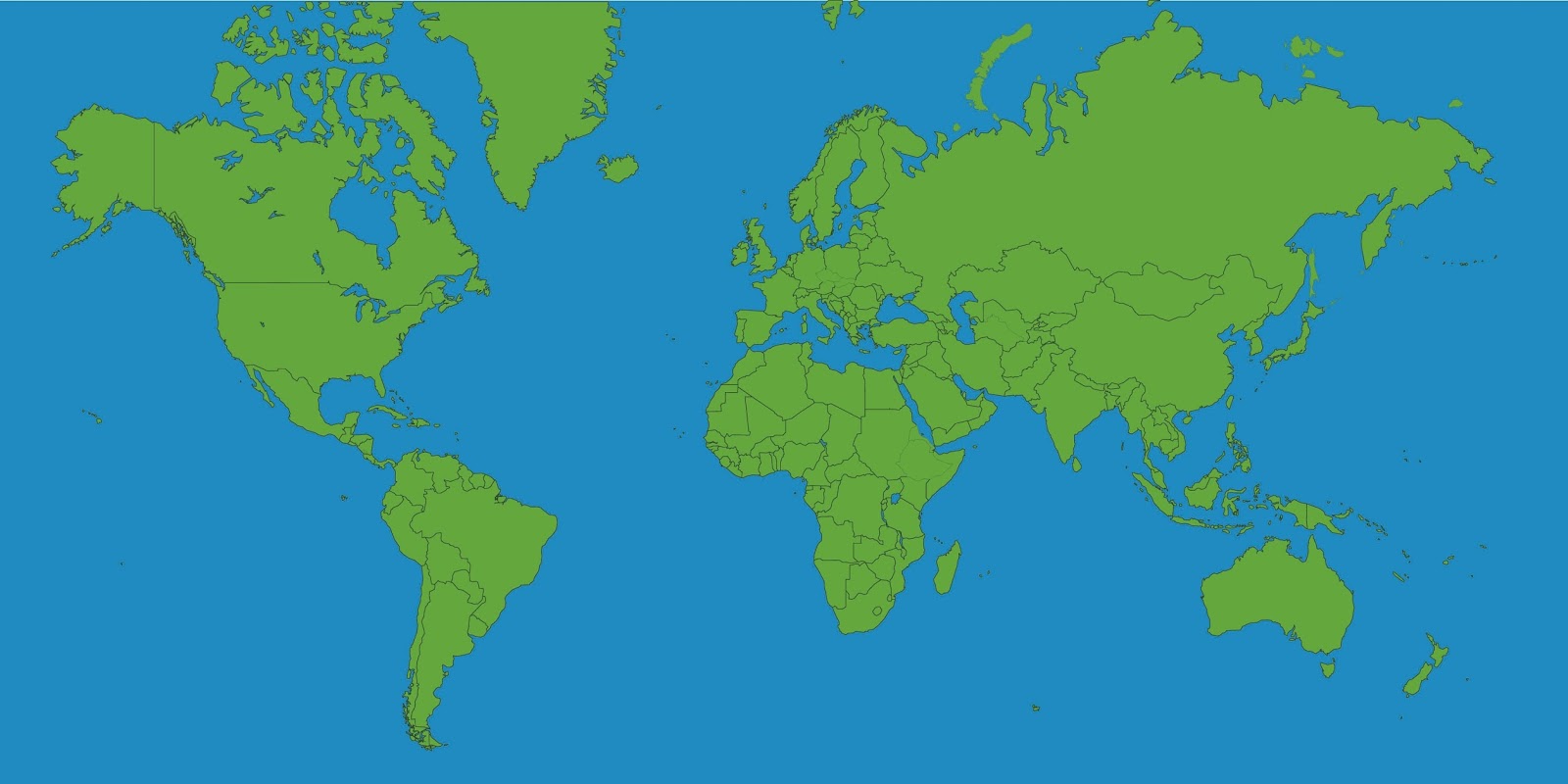 Mapa Del Mundo | threeblindants.com