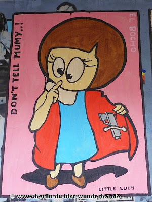 streetart, berlin, kunst, graffiti, el-bocho, little lucy