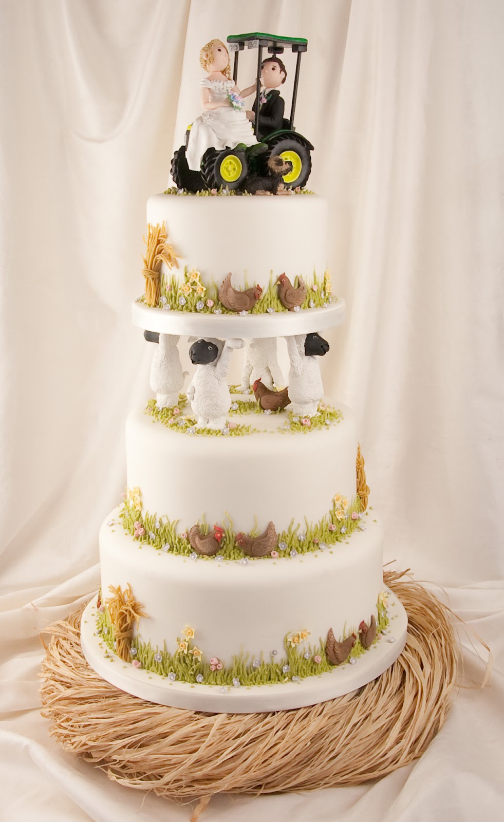 Life is What You Bake it! Old McDonalds Wedding Cake