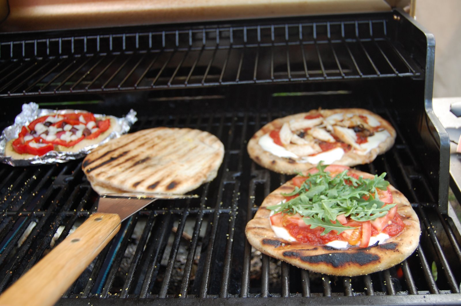 Dreaming of pots and pans The start of grilled pizza season!