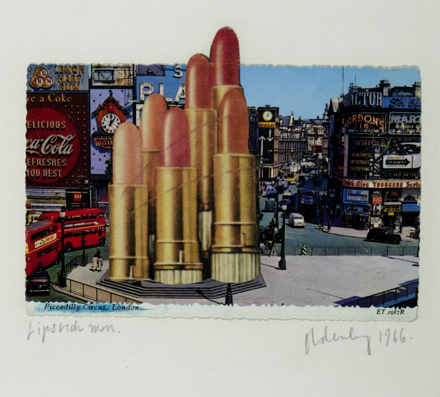 Color and Design 2013 Lipsticks in Piccadilly Circus London by Claes