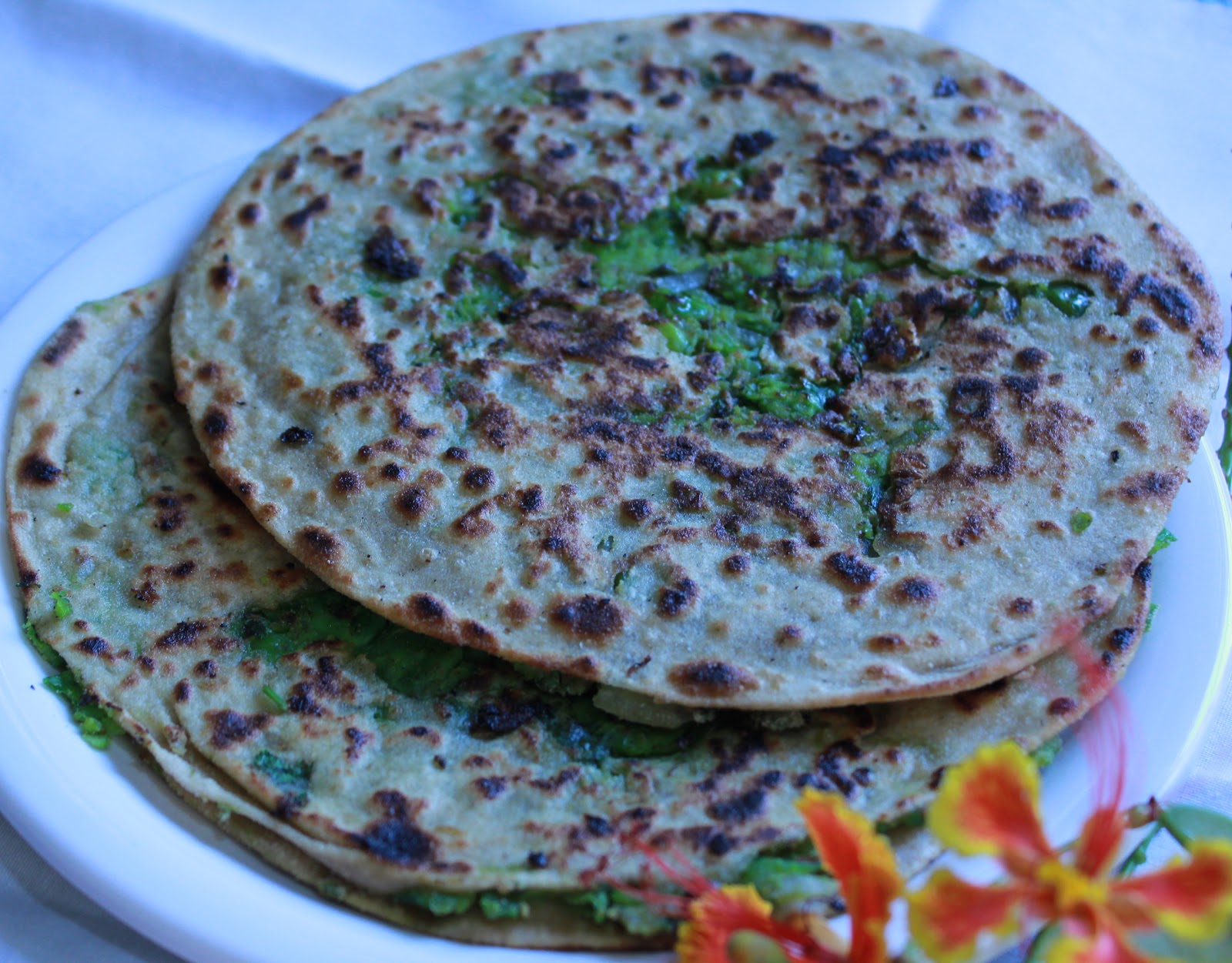 Do Pad ka Mattar ka Paratha Ribbons to Pastas