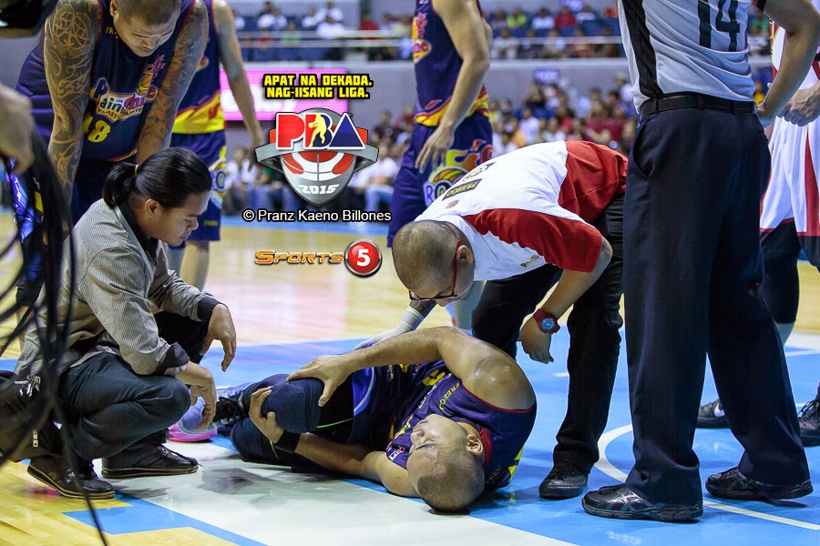 Watch what happened to Paul Lee, injured his knee out for...