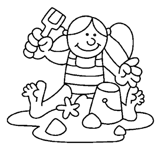 beach coloring pages, kids coloring pages