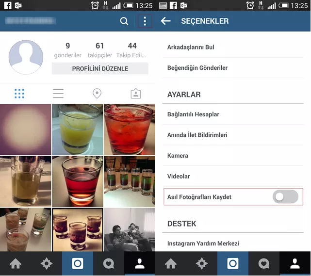 Programsepetimiz Instagram Ile Paylasmis Oldugunuz Fotograflari Nasil Kaydederiz