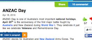 Anzac and WW1 Facts