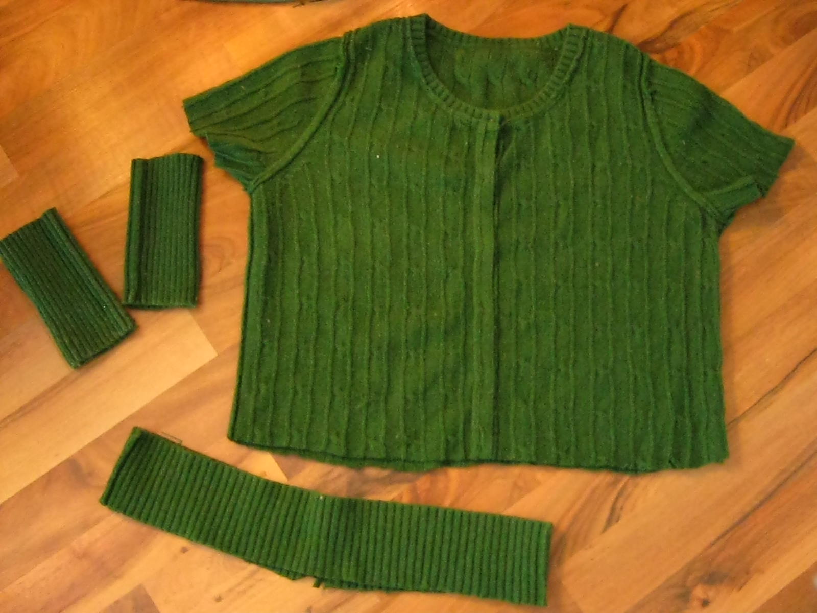 Two Blue Houses Upcycled Homemade Dog Sweater