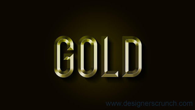 Gold : The Golden Text Effect : Designers Crunch