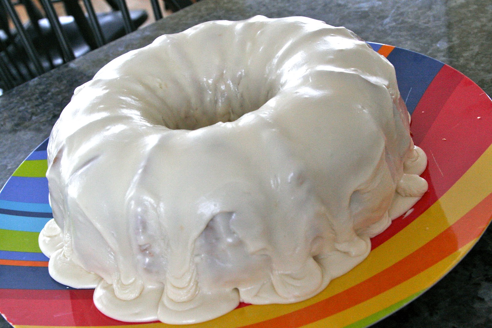 grass stains Cold oven pound cake with buttercream icing