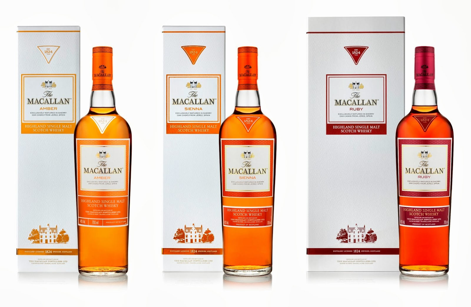 Time For Whisky Com Pr 14 The Macallan 1824 Series Launches In Australia From November