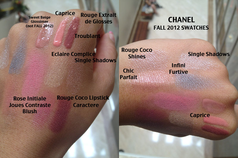 the raeviewer - a premier blog for skin care and cosmetics from an  esthetician's point of view: Chanel Fall 2012 Makeup Collection Review  [with Swatches!] + Tutorial Video Details