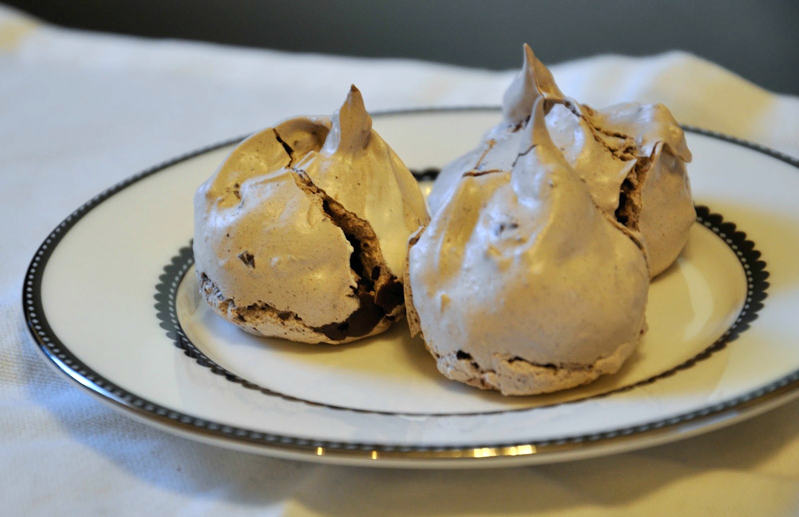 The Chic Geek Chewy Chocolate Meringues