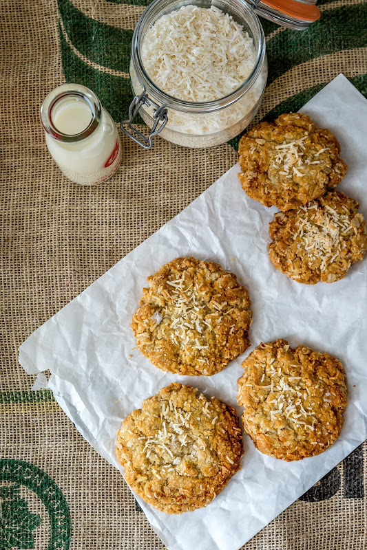Milk and Honey Coconut and Nutmeg Cookies