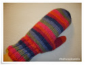 Knitted Double Mittens