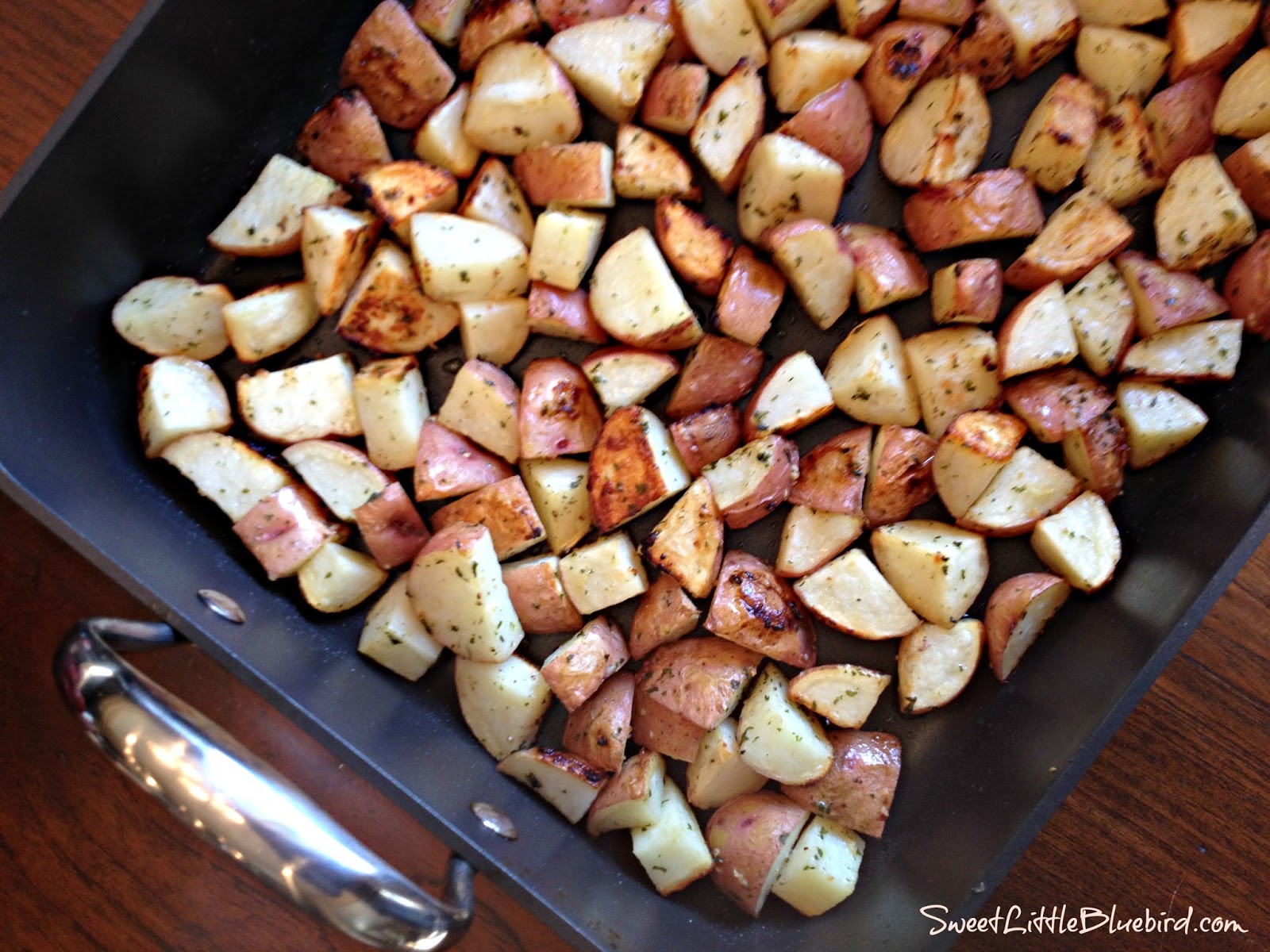 Perfect Garlic Roasted Potatoes Sweet Little Bluebird